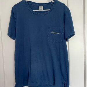 Pink Victoria’s Secret campus tee